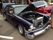 Dark Blue 1956 Chevy Bel Air